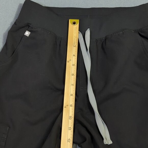 Figs Pants Women's S Black High Waisted Zamora Jogger Scrub - Picture 6 of 11